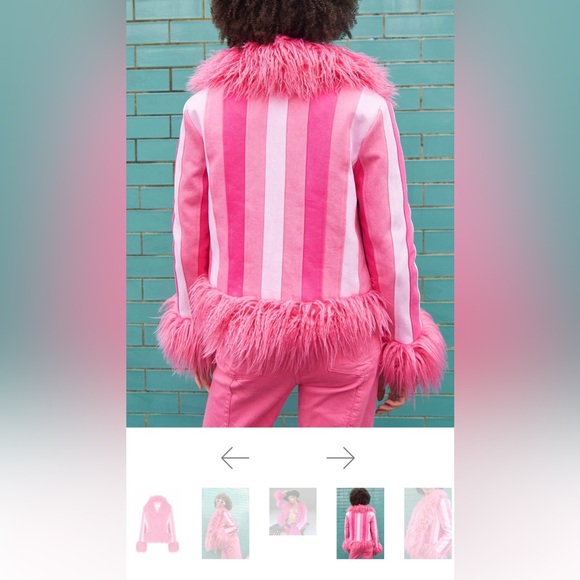 Almost Famous 70s Faux Fur Denim Coat - Easy Tiger - Picture 2 of 6